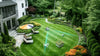 BESTMOW robot lawn mower works with no wire, it can mapping the boundaries on app